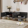 Modern Storage Bench, with Drawers & Removable Cushion, Shoe Bench, for Bedside, Living Room, Entryway, Multiple Design Styles & Color Combinations - 3 of 4