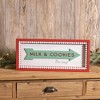 Framed Milk and Cookies Wall Sign 19.5"L - 2 of 2