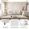 Whisen Oversized Modern Sofa Module for Modular Sectional Sofa, Wide Seat Chenille Armchair with Pillows - 2 of 4