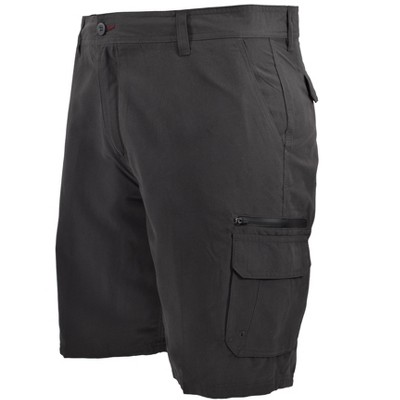 Burnside Men's Quick Dry Polyester Cargo Shorts