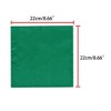 INSPIRE CHIC Men's Wedding Party Solid Color Self-Folded Pocket Squares - 3 of 4