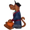 Gemmy Airblown Inflatable Scooby as Pirate WB, 3 ft Tall, Multicolored - 3 of 4