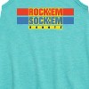 Girls' - Rock 'Em Sock 'Em Robots - Rock 'Em Sock 'Em Robots Logo Graphic Sleeveless Aline Dress - 2 of 3