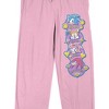 Sonic the Hedgehog Vertical Characters Women's Pink Sleep Pajama Pants - 2 of 4