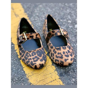 The Children's Place Girls Leopard Mary Jane Shoes - 1 of 4