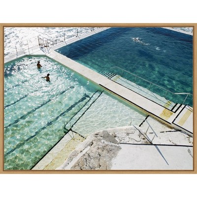 Amanti Art Bondi Pools by Urban Road Canvas Wall Art Print Framed 24 x 18-in.