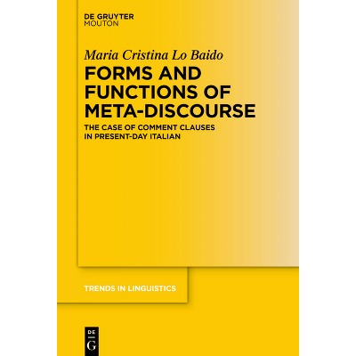 Forms and Functions of Meta-Discourse - (Trends in Linguistics. Studies and Monographs [Tilsm]) by  Maria Cristina Lo Baido (Hardcover)
