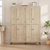 71 Inch Tall Storage Cabinet, Kitchen Pantry Cabinet 5 Tier Bathroom Cabinet with 4 Doors Adjustable Shelves for Kitchen, Dining Room, Bathroom - 4 of 4