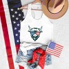 Simply Sage Market Patriotic Cow Sunglasses Racerback Tank - 3 of 4