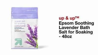 Epsom Soothing Lavender Bath Salt For Soaking - 48oz - Up & Up