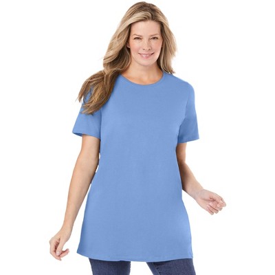 Woman Within Plus Size Perfect Crewneck Tunic