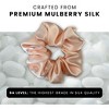 LA Glam Co. Hollywood Halo 100% Silk Scrunchies - 3-Pack - 3 of 4