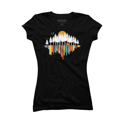 Junior's Design By Humans Retro Nature's Valley By NomAdartStudio T-Shirt