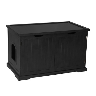 closed cat litter box