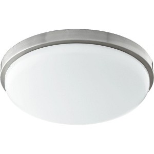 Quorum Lighting 1 - Light Flush Mount in  Satin Nickel - 1 of 1