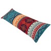 Sweet Jojo Designs Body Pillow Cover (Pillow Not Included) 54in.x20in. Red Boho Blue Orange - 2 of 4