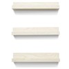 Americanflat Floating Shelves Made Of Composite Wood - Wall Mounted in Various Dimensions - Set Of 3 - 4 of 4