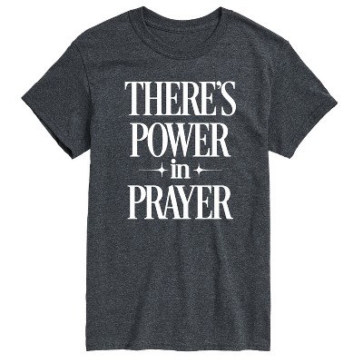 Men's - Instant Message - There's Power In Prayer Short Sleeve Graphic T-Shirt
