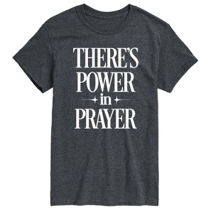 Men's - Instant Message - There's Power In Prayer Short Sleeve Graphic T-Shirt - 1 of 4