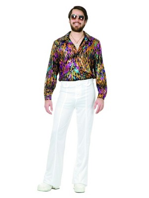 Charades Mens White Disco Pants : Target