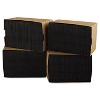 Hoffmaster Beverage Napkins, 2-Ply, 9 1/2 x 9 1/2, Black, 1000/Carton - 2 of 4
