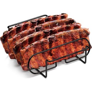Sorbus Non-Stick Rib Rack - Porcelain Coated Steel Roasting Stand - 1 of 4