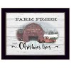 YOOCOZZ Christmas Trendy Decoration,  Wall Decor, "Farm Fresh Christmas Trees" by Billy Jacobs, Ready to Hang Framed Print, Black  Frame - 2 of 4