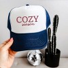Embroidered Cozy Season - Womens Foam Trucker Hat - 2 of 2