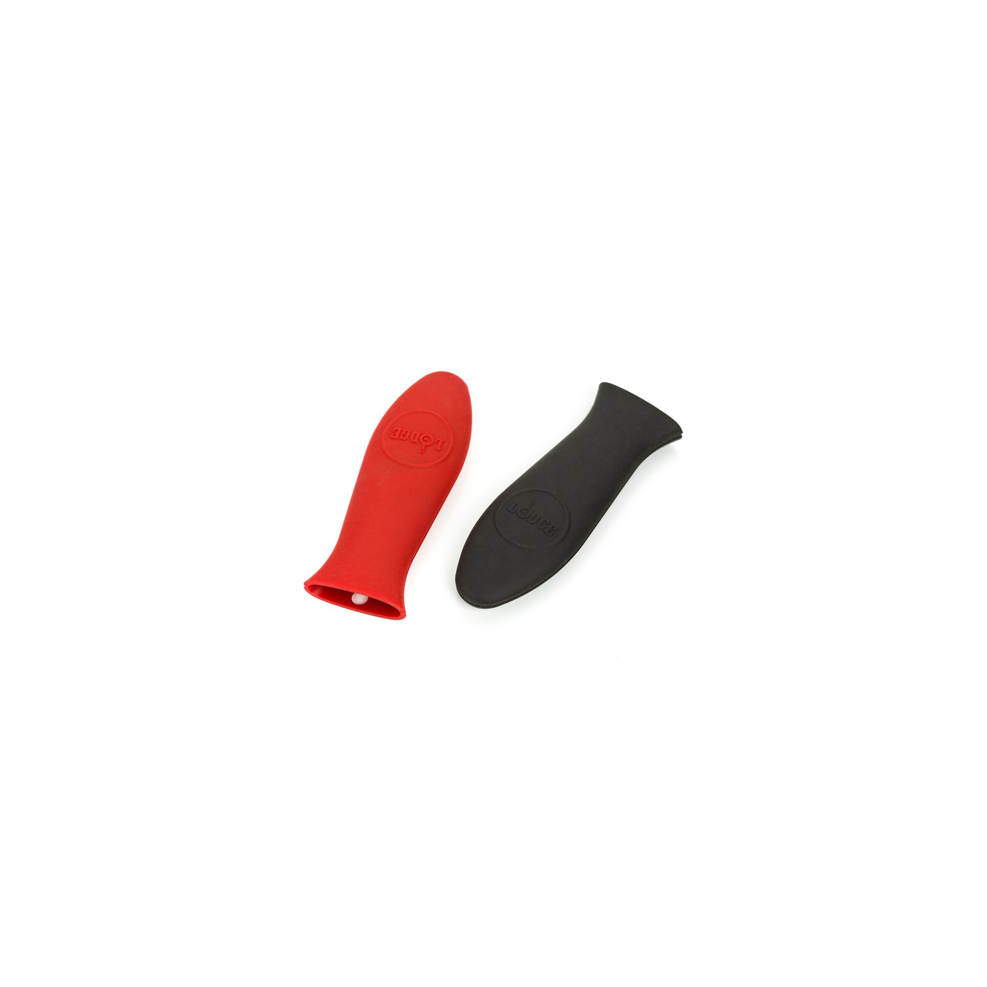 Silicone Hot Handle Holders - Red & Black (Pack of 2)