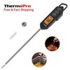 ThermoPro TP01HW Digital Instant Read Meat Thermometer Food Candy Cooking Kitchen Thermometer with Magnet and Backlight for Oil Deep Fry Smoker Grill BBQ Thermometer - 2 of 4