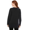 Woman Within Women's Plus Size Perfect Long-Sleeve Crewneck Tunic - 3 of 4