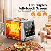 Touchscreen Toaster 2 Slice 900W, Stainless Steel Smart Bread Toaster with 1.5" Wide Slot, Dual Slot Toasting, 5 Bread Modes, 6 Shade Settings - 2 of 4