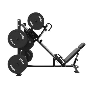 Leg Press Machine, Home Gym Leg Press - with Calf Block, Squat Machine & Barbell Plate Storage, Professional Lower Body Fitness Trainer - 1 of 4