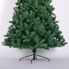 Green Artificial Spruce-Style Christmas Tree with PVC Branches, Full Fluffy Appearance, Foldable Metal Stand, Unlit, Easy Assembly and Storage - 2 of 4