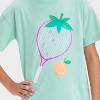 Girls' Short Sleeve Oversized Graphic T-Shirt - Cat & Jack™ - 2 of 4