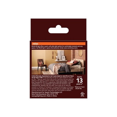 GE 2-Pack 40W Soft White Clear LED Ceiling Fan Light Bulbs