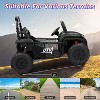 24V 2-Seater Kids UTV with Remote Control, Metal Frame, Spring Suspension, Max Speed 4.5MPH, for Ages 3+, Ride-On Car - 4 of 4