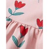 MyKids-USA Spring And Summer Baby Girls Pink Short Sleeves Flowers Collection Dress - 4 of 4