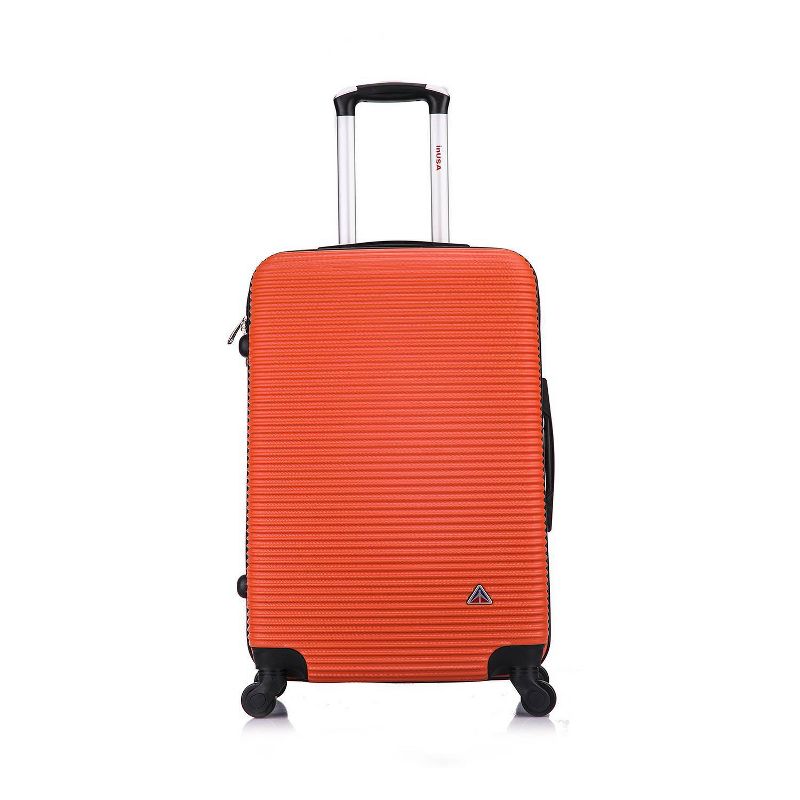 InUSA Royal Lightweight Hardside Medium Checked Spinner Suitcase - Orange, 3 of 17