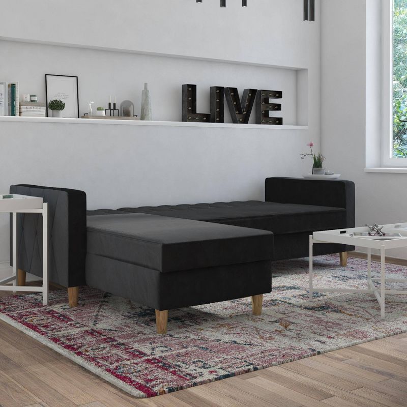 Liberty Sectional/Futon with Storage - CosmoLiving by Cosmopolitan, 4 of 17