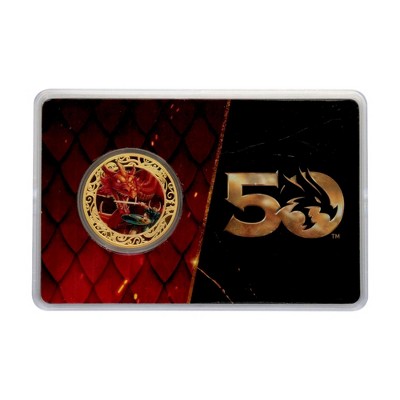 Fanattik Dungeons & Dragons 50th Anniversary 24k Gold Plated Coin