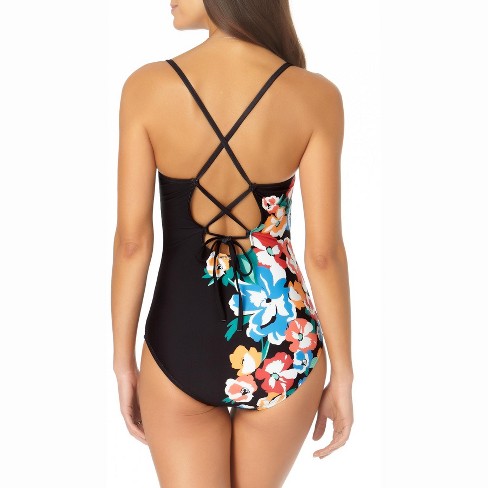 Anne Cole Engineered Lace Back One Piece Maillot Target