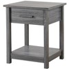 Passion Furniture Salem 1-Drawer Nightstand (24 in. H x 20 in. W x 19 in. D) - 2 of 4