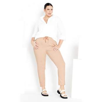 AVENUE | Women's Plus Size Pull On Ponte Pant Navy - regular - 14W