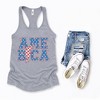 Simply Sage Market Women's America Varsity Lightning Bolt Racerback Tank - 3 of 3