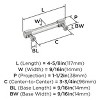 Amerock Farewind Pull for Cabinets, Drawers, and Furniture - 3 of 4