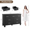 Garvee Dresser for Bedroom with 7 Drawers, Modern Chest of Drawers Closet with Metal Handle, Wooden Dresser Organizer, for Bedroom, Living Room - 2 of 4