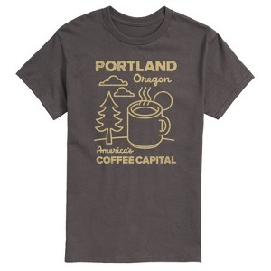 Men's - Instant Message - Portland Coffee Short Sleeve Graphic T-Shirt - 1 of 4