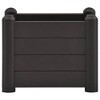 vidaXL Raised Bed Anthracite Polypropylene 16.9 x 16.9 x 13.8 in - 3 of 4