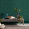 Silk Texture Envy Green Plain Paste the Wall Wallpaper - 2 of 4